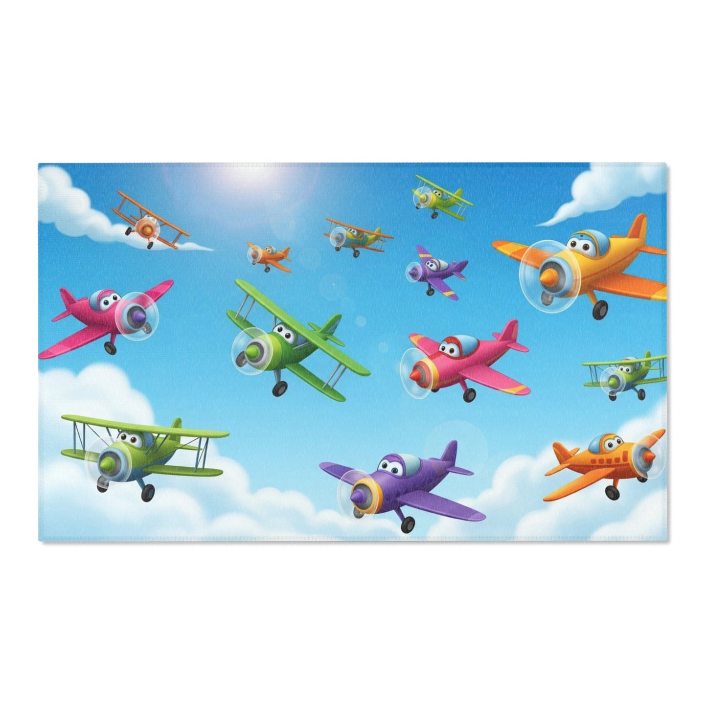 Kids' Airplane Area Rug