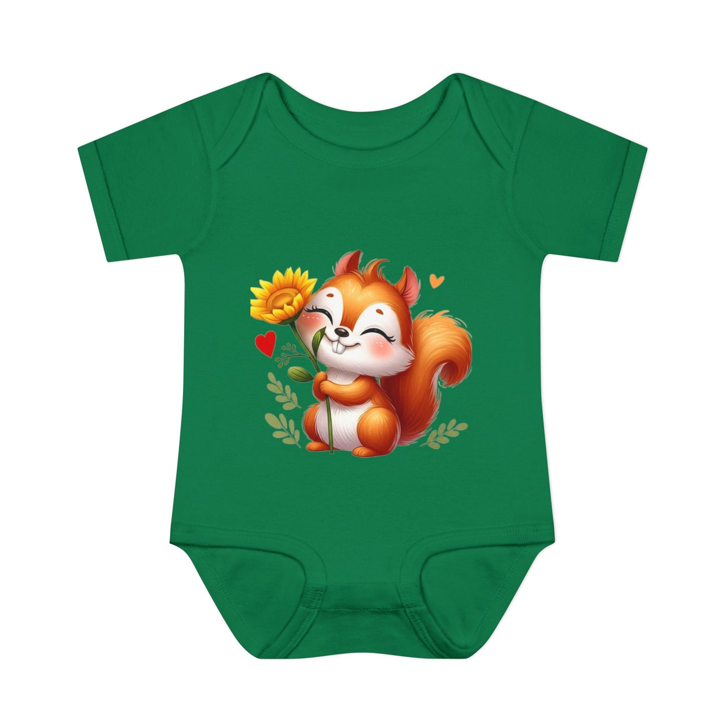 Squirrel Baby Bodysuit Unisex