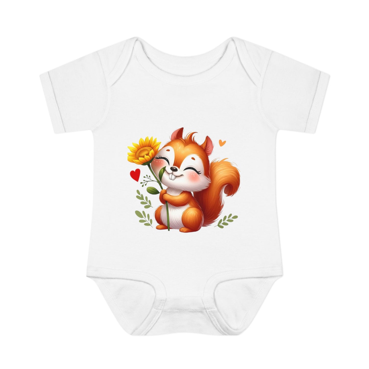 Squirrel Baby Bodysuit Unisex