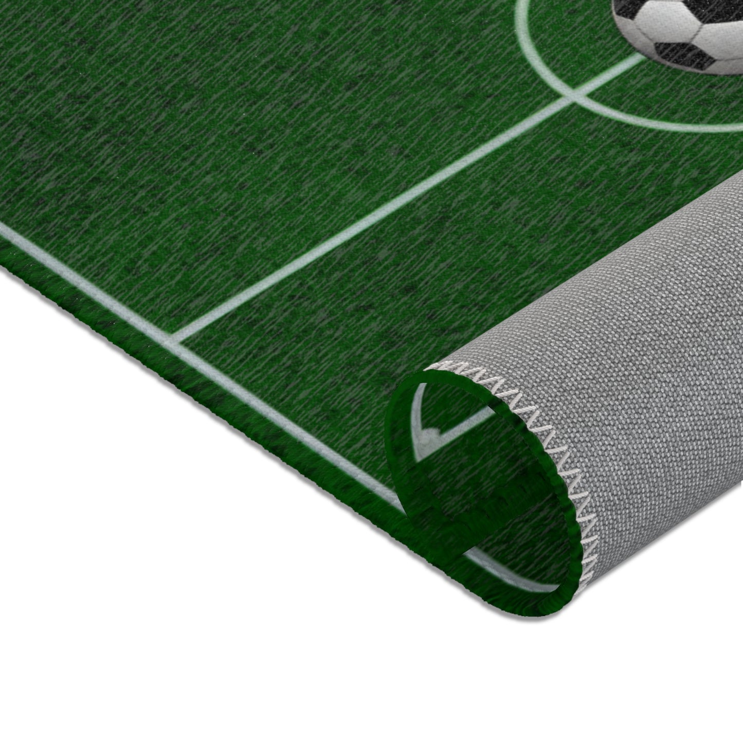 Soccer Field Area Rug
