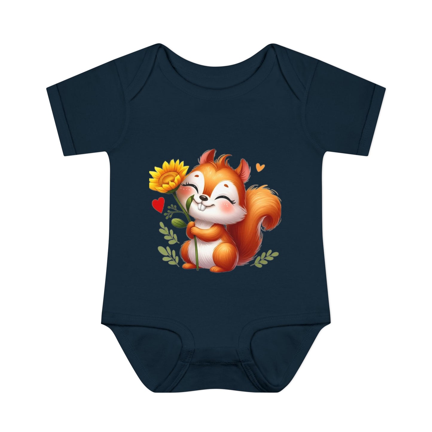 Squirrel Baby Bodysuit Unisex