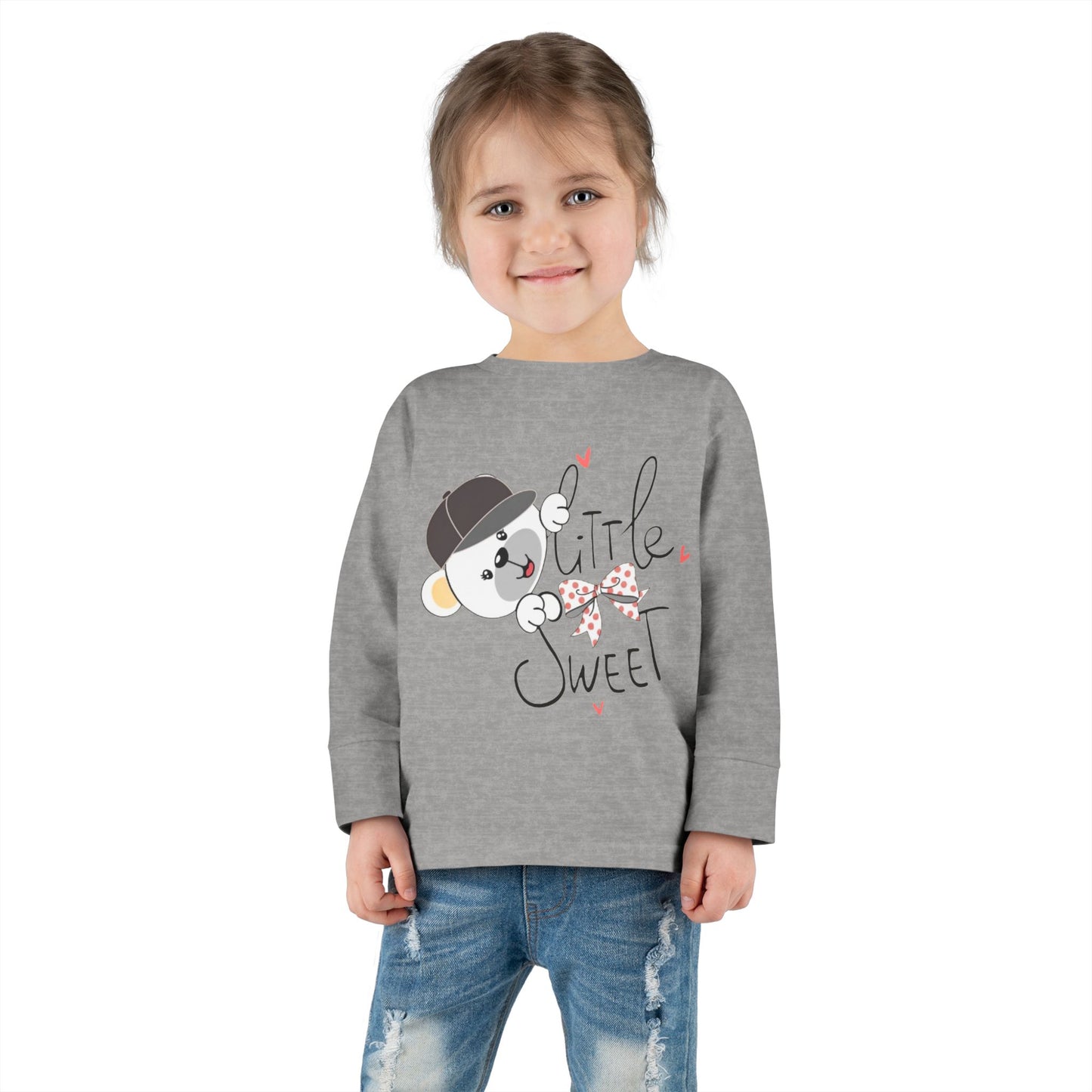 Toddler Long Sleeve bear Tee Unisex