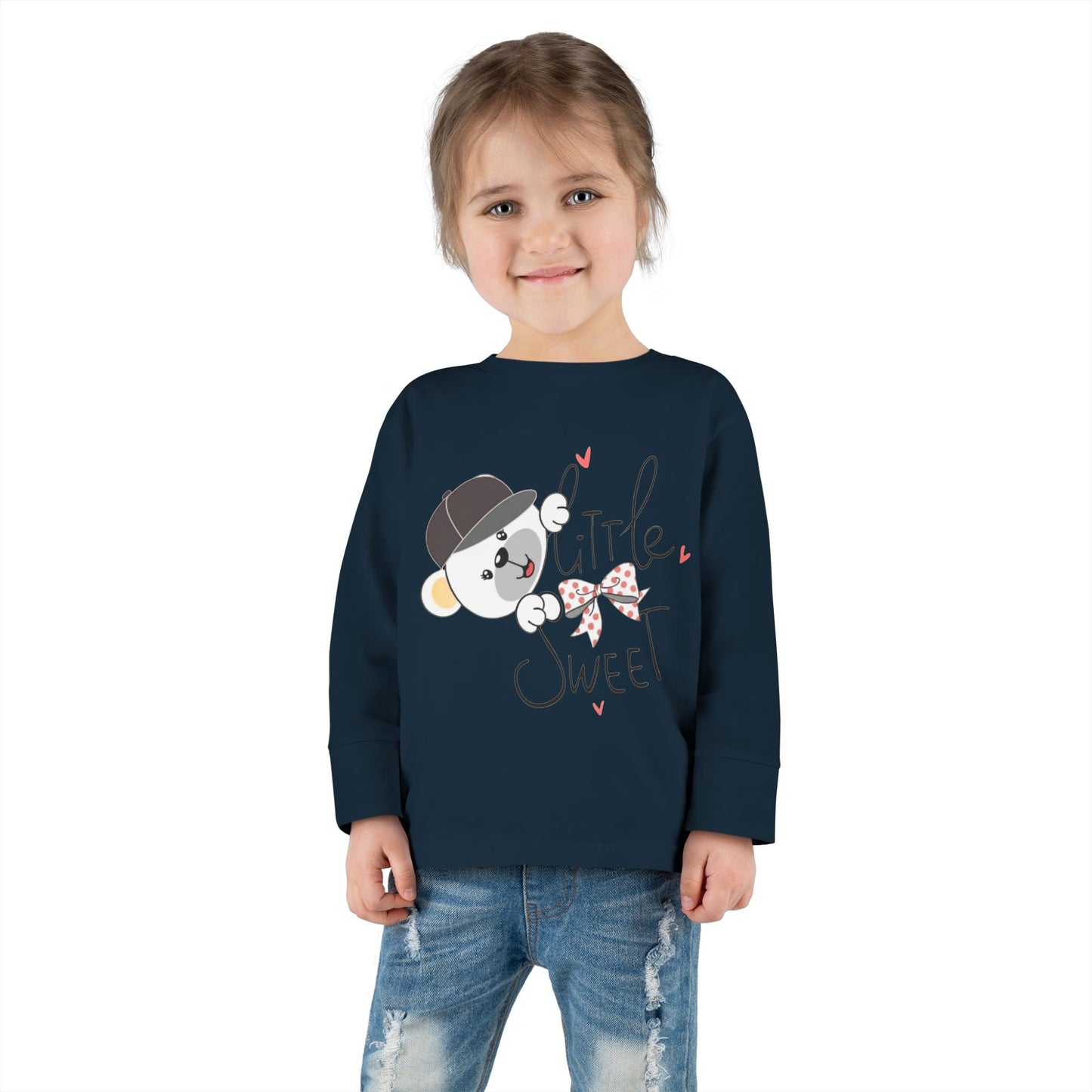 Toddler Long Sleeve bear Tee Unisex