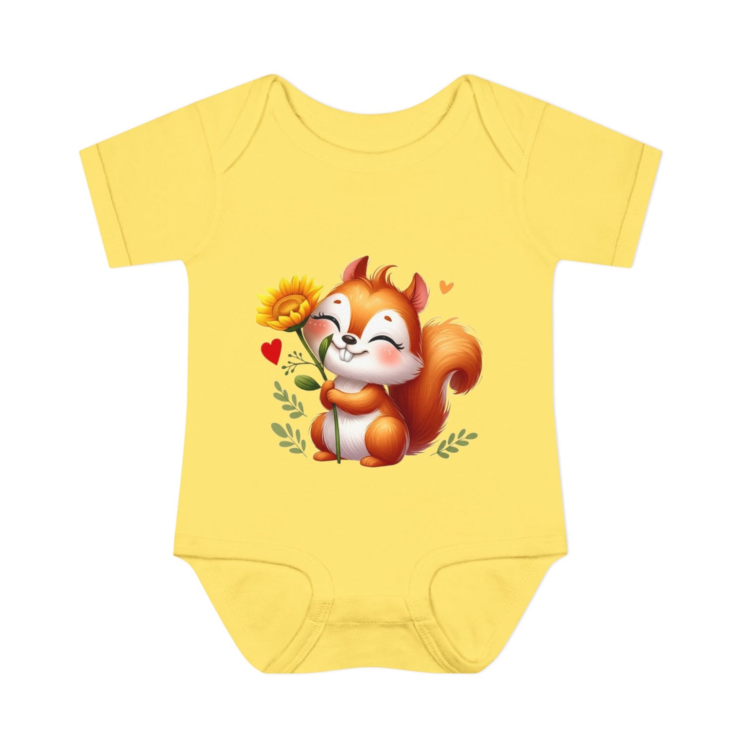 Squirrel Baby Bodysuit Unisex