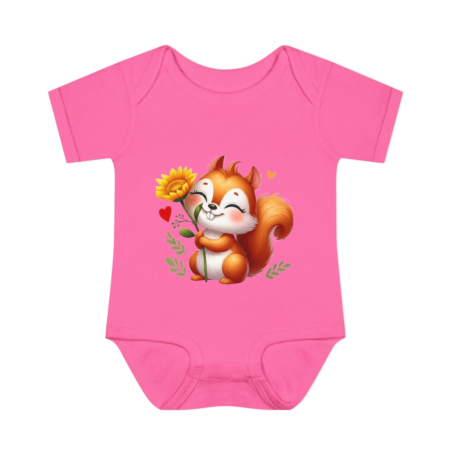 Squirrel Baby Bodysuit Unisex