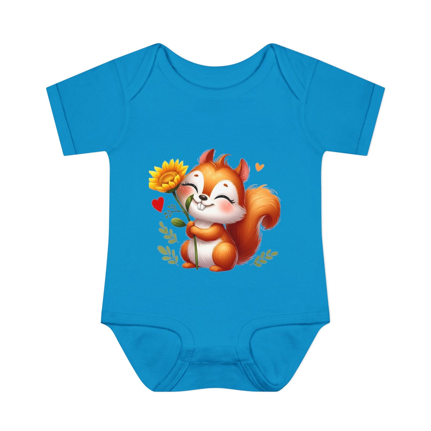 Squirrel Baby Bodysuit Unisex
