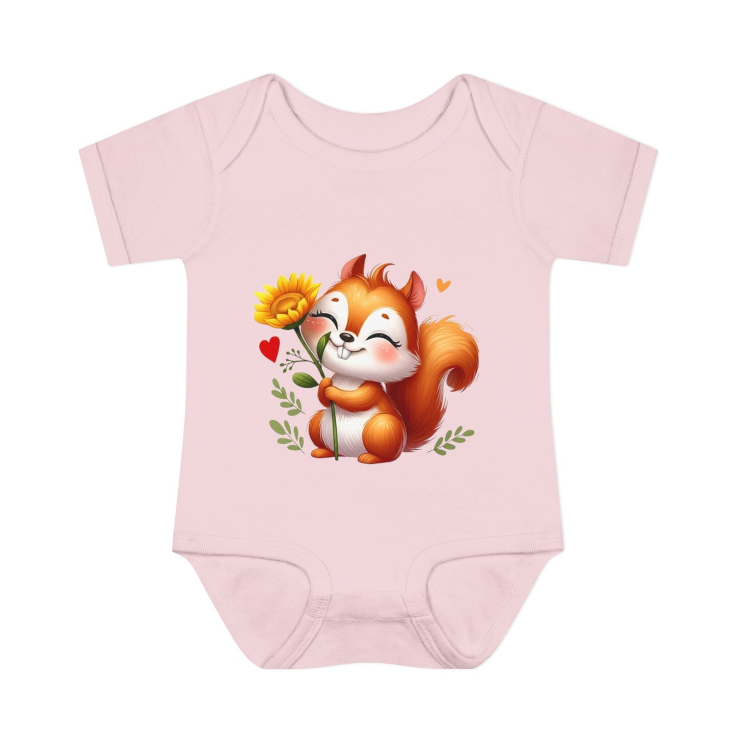 Squirrel Baby Bodysuit Unisex