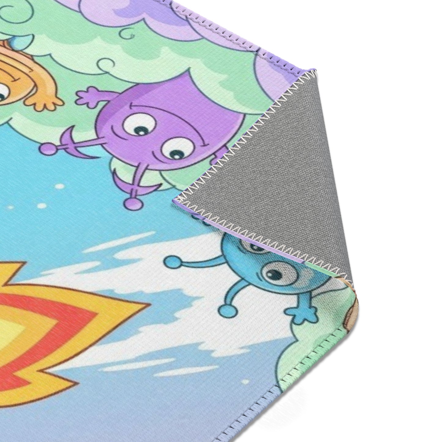 Kid's Space Adventure Area Rug