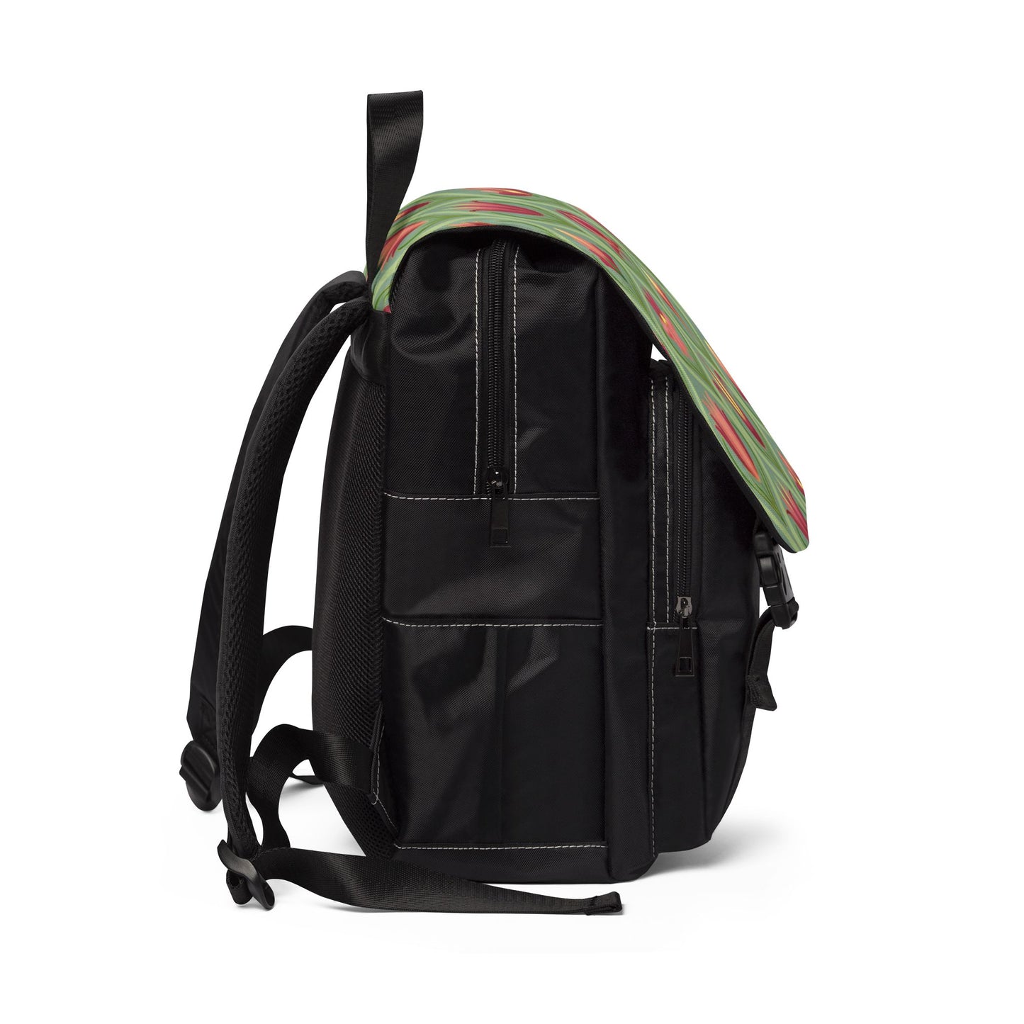 Floral Pattern Unisex Shoulder Backpack