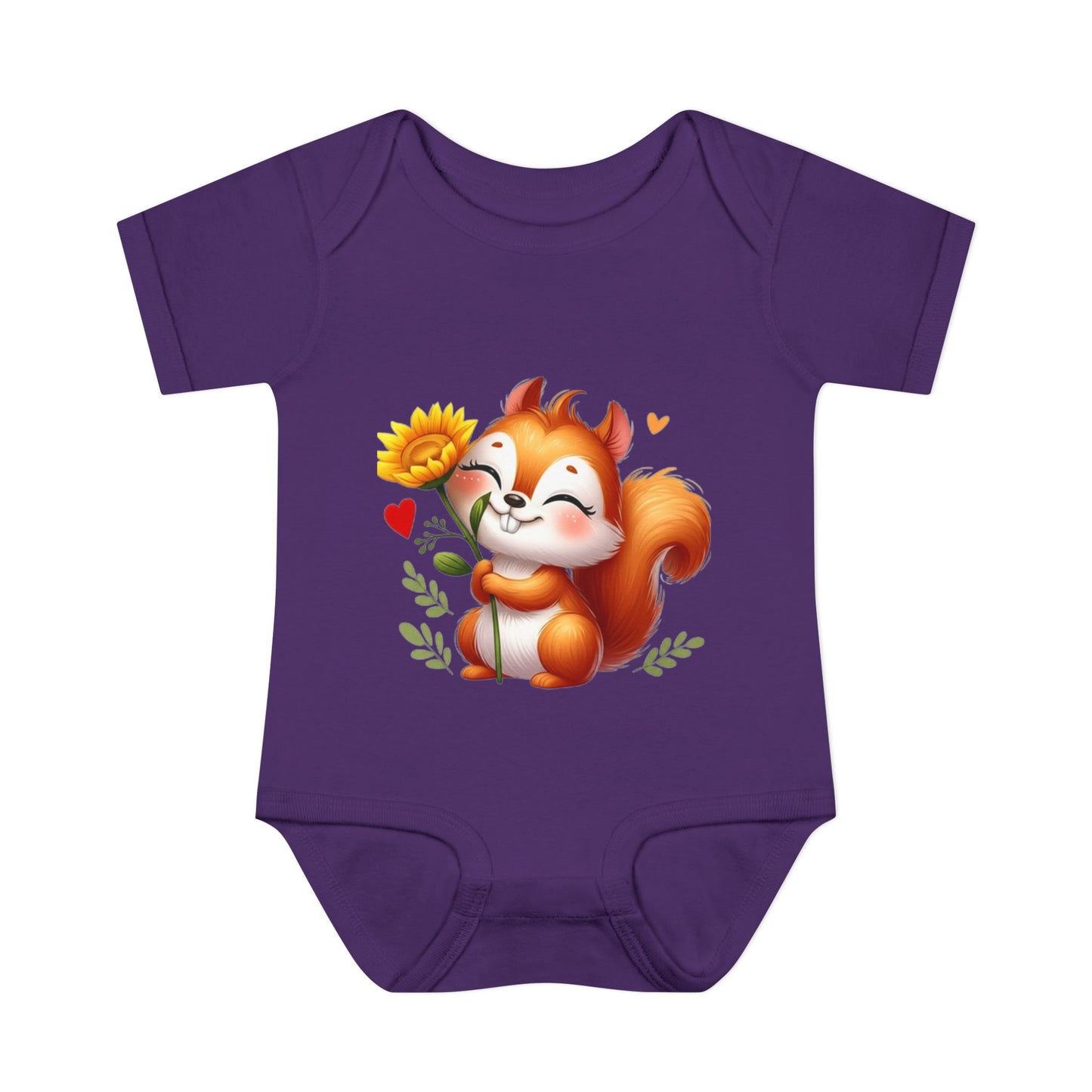 Squirrel Baby Bodysuit Unisex