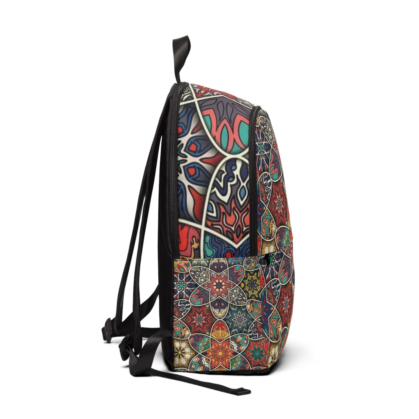 Vibrant Patterned Unisex Fabric Backpack