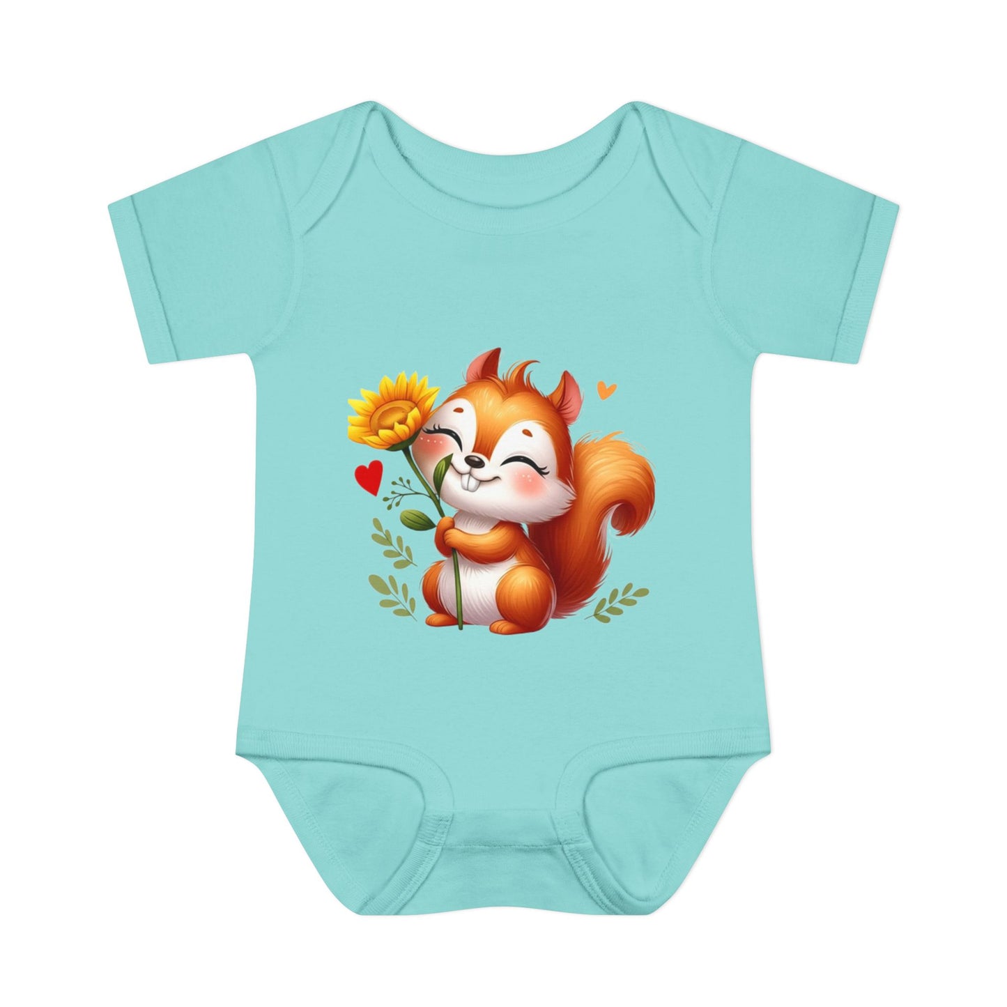 Squirrel Baby Bodysuit Unisex