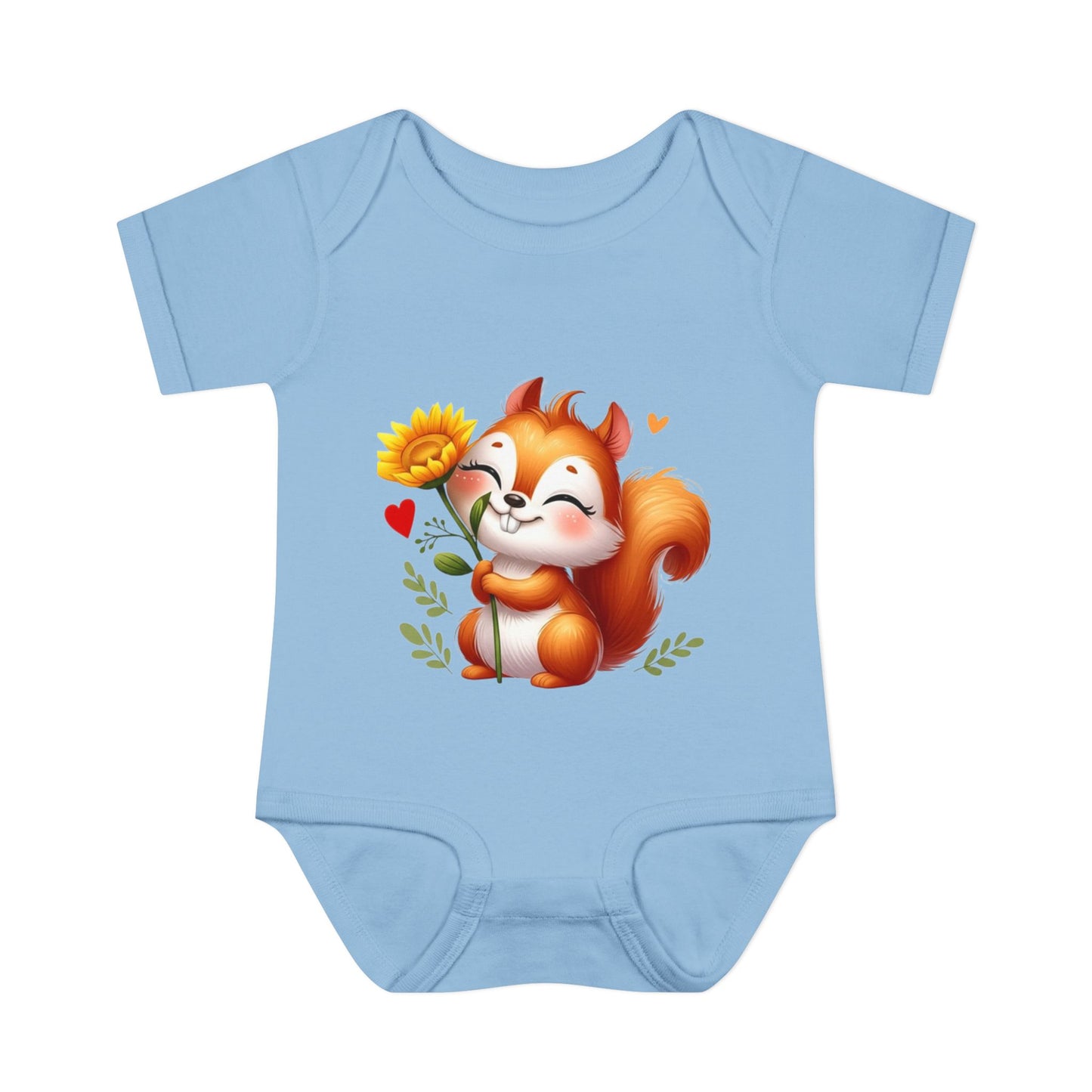 Squirrel Baby Bodysuit Unisex
