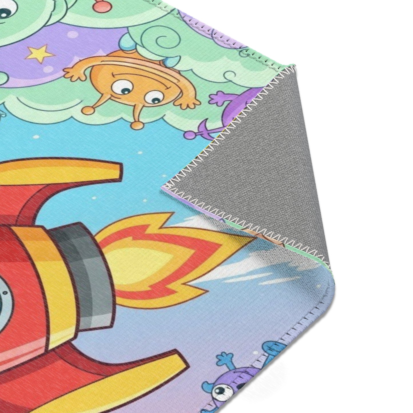 Kid's Space Adventure Area Rug