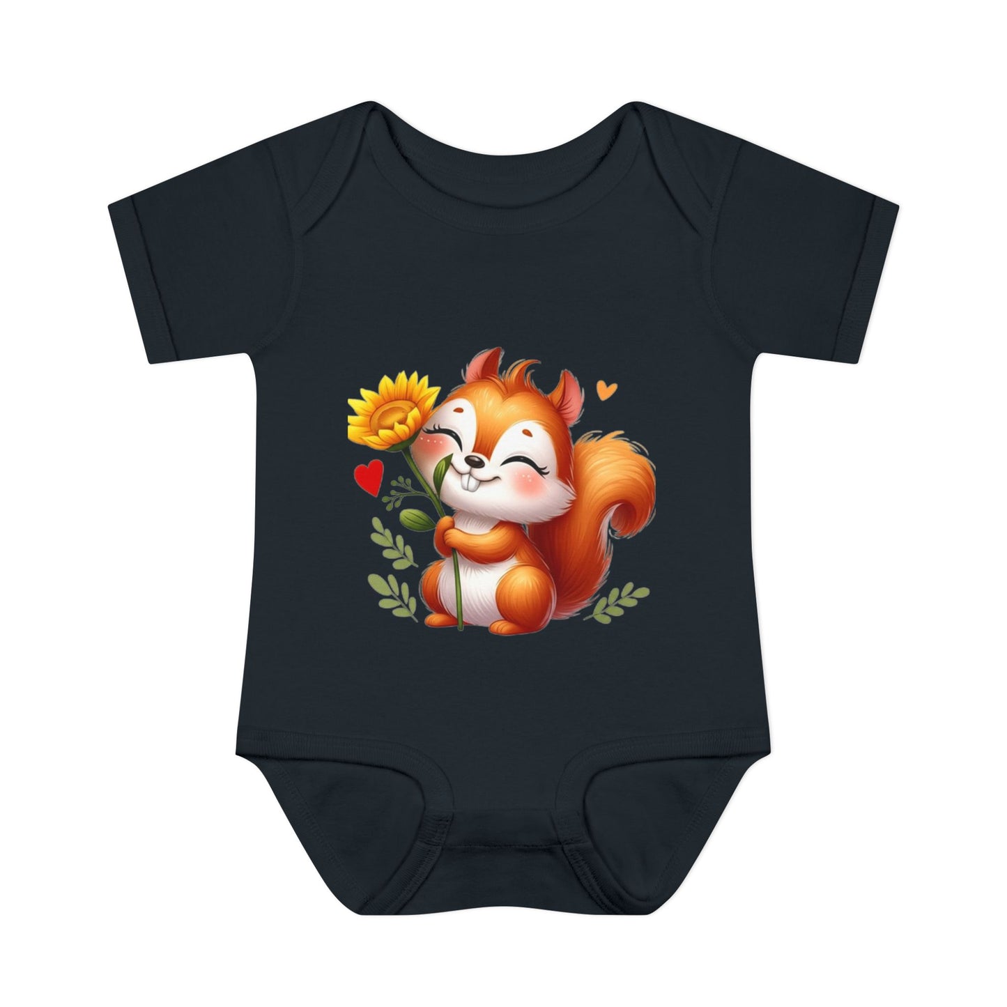 Squirrel Baby Bodysuit Unisex