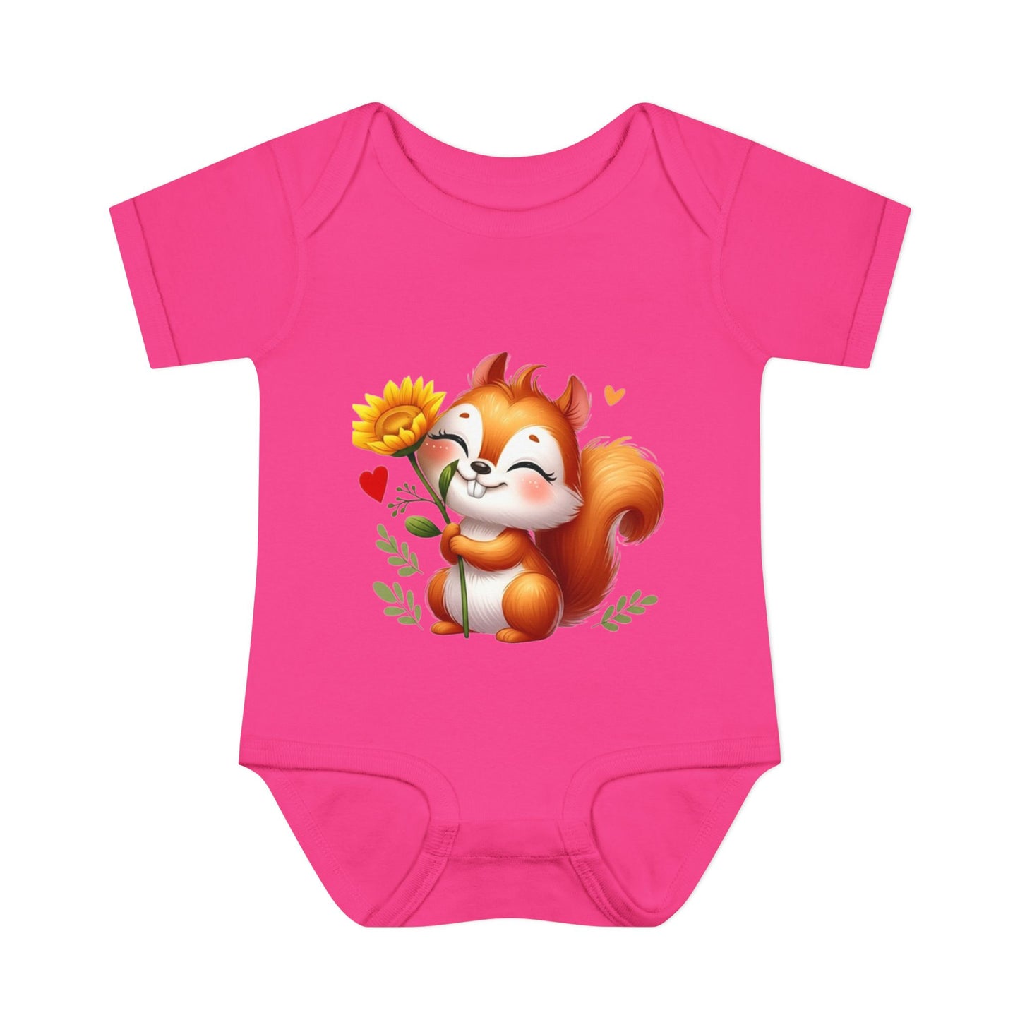 Squirrel Baby Bodysuit Unisex