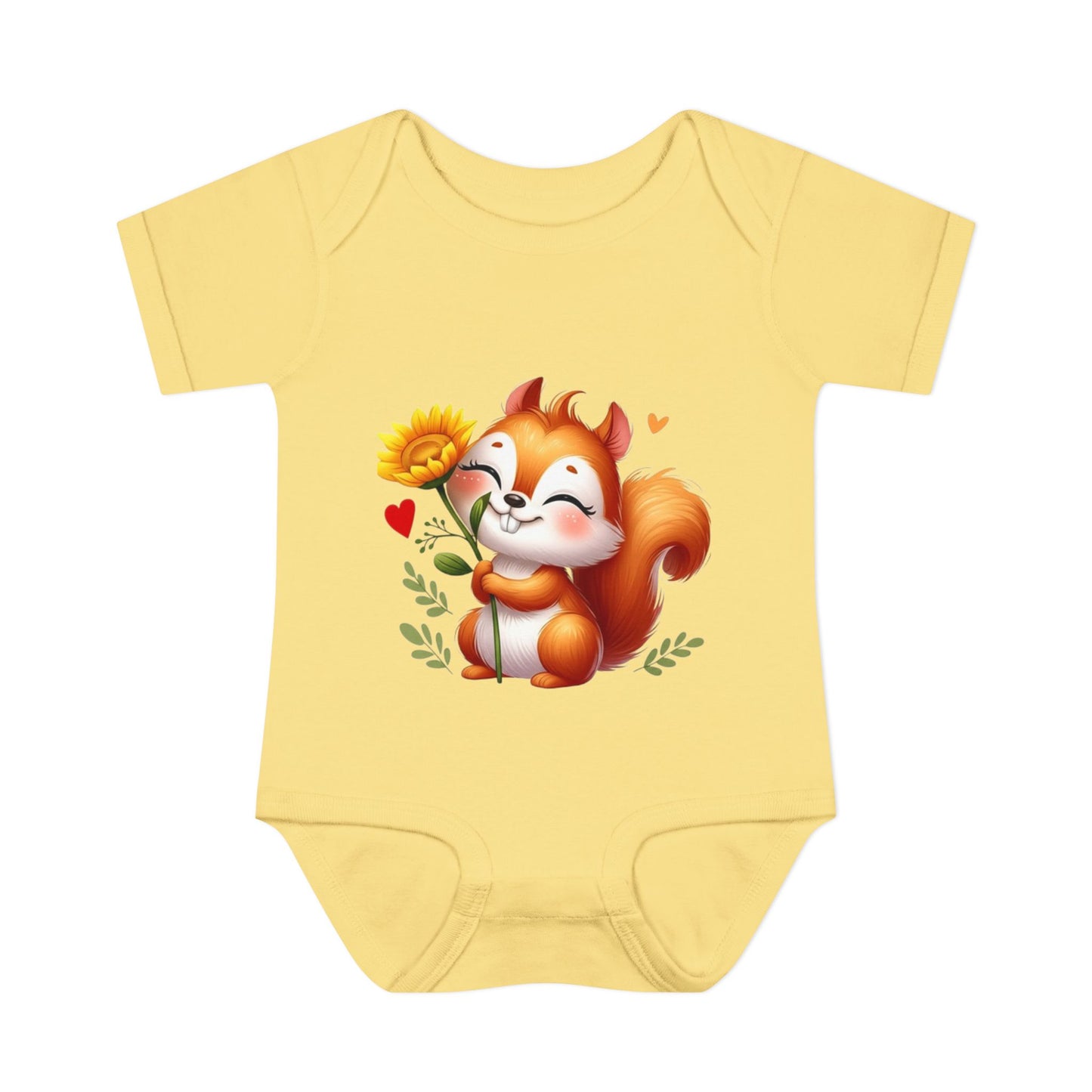 Squirrel Baby Bodysuit Unisex