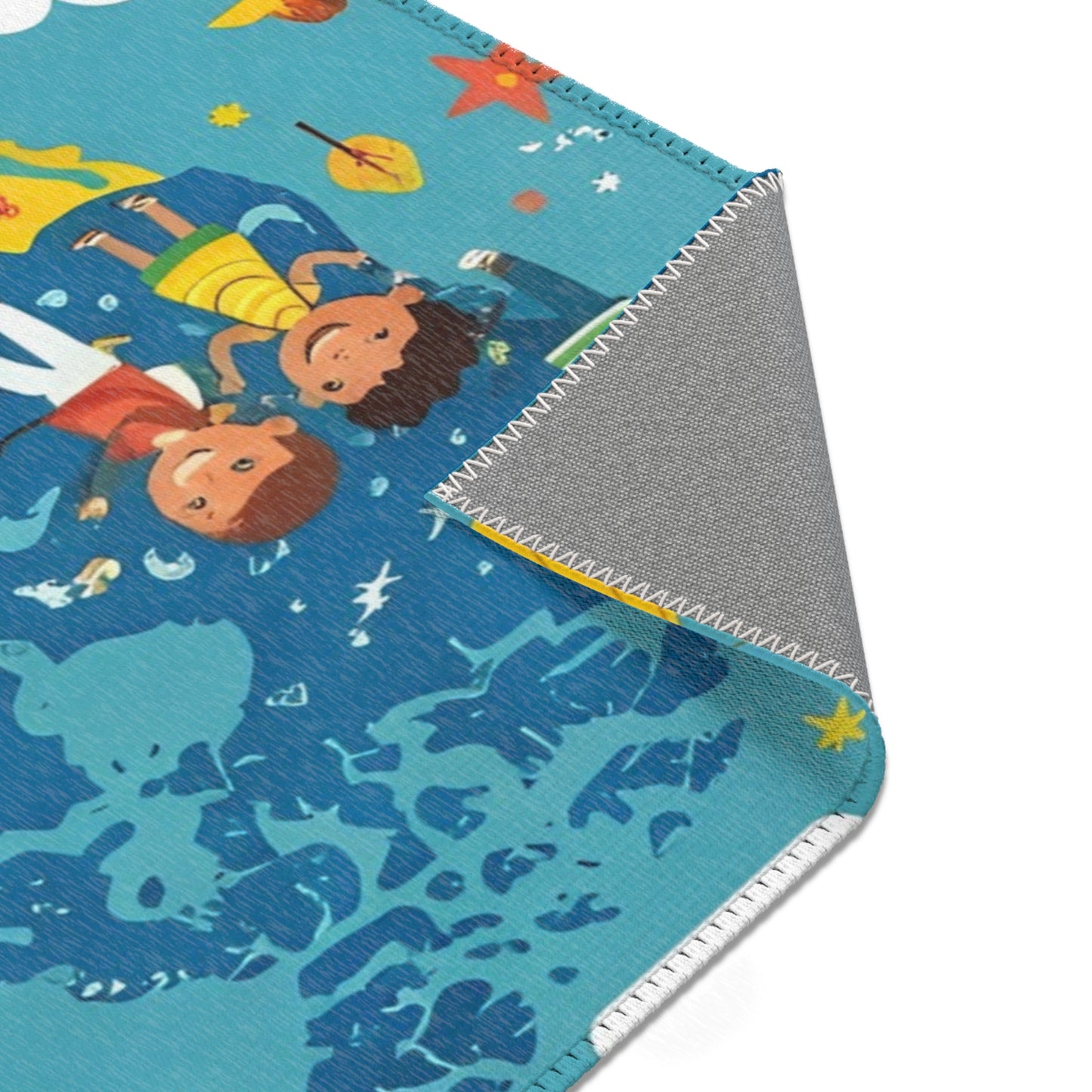 Colorful World Map  Rug