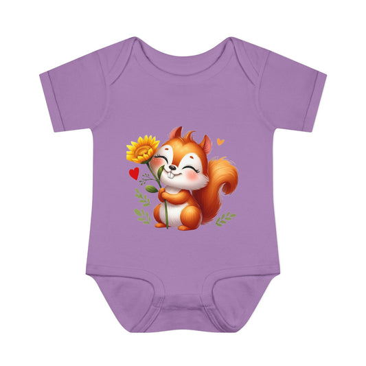 Squirrel Baby Bodysuit Unisex