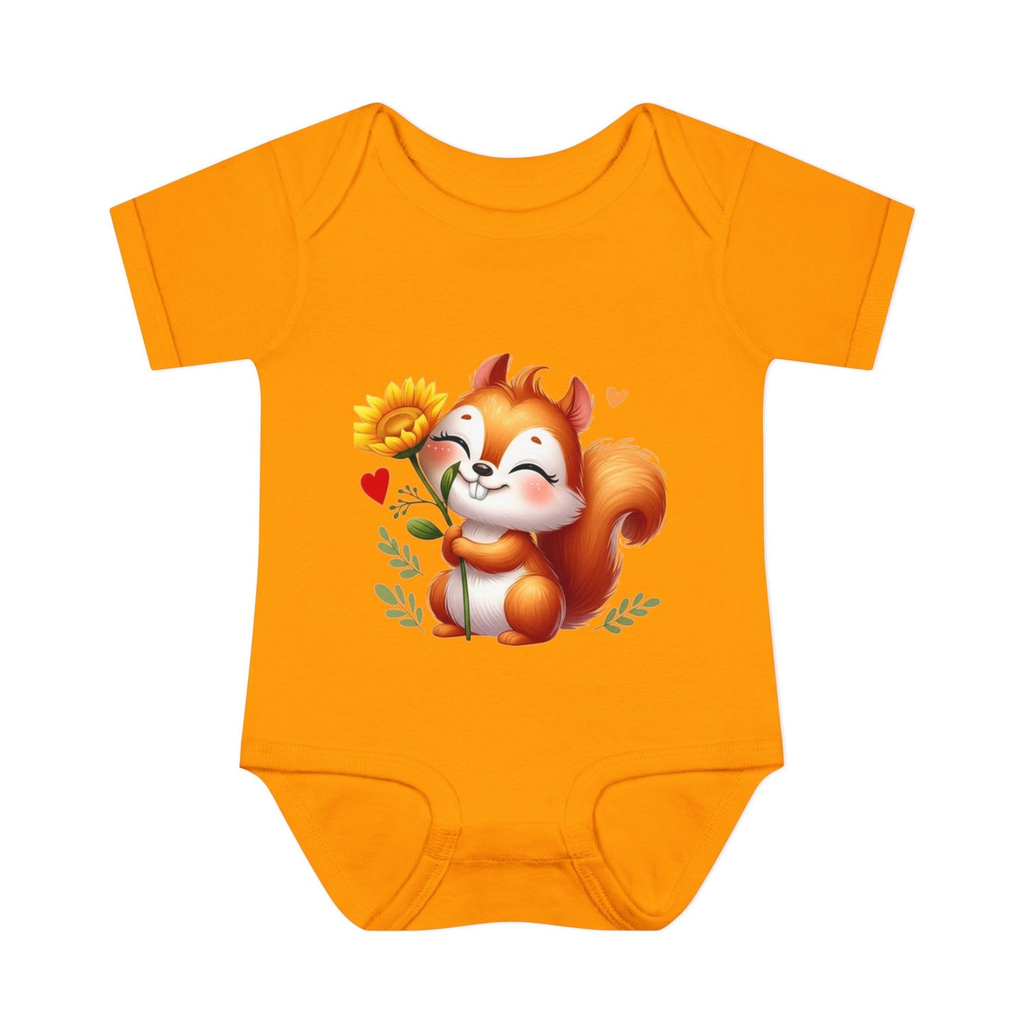 Squirrel Baby Bodysuit Unisex