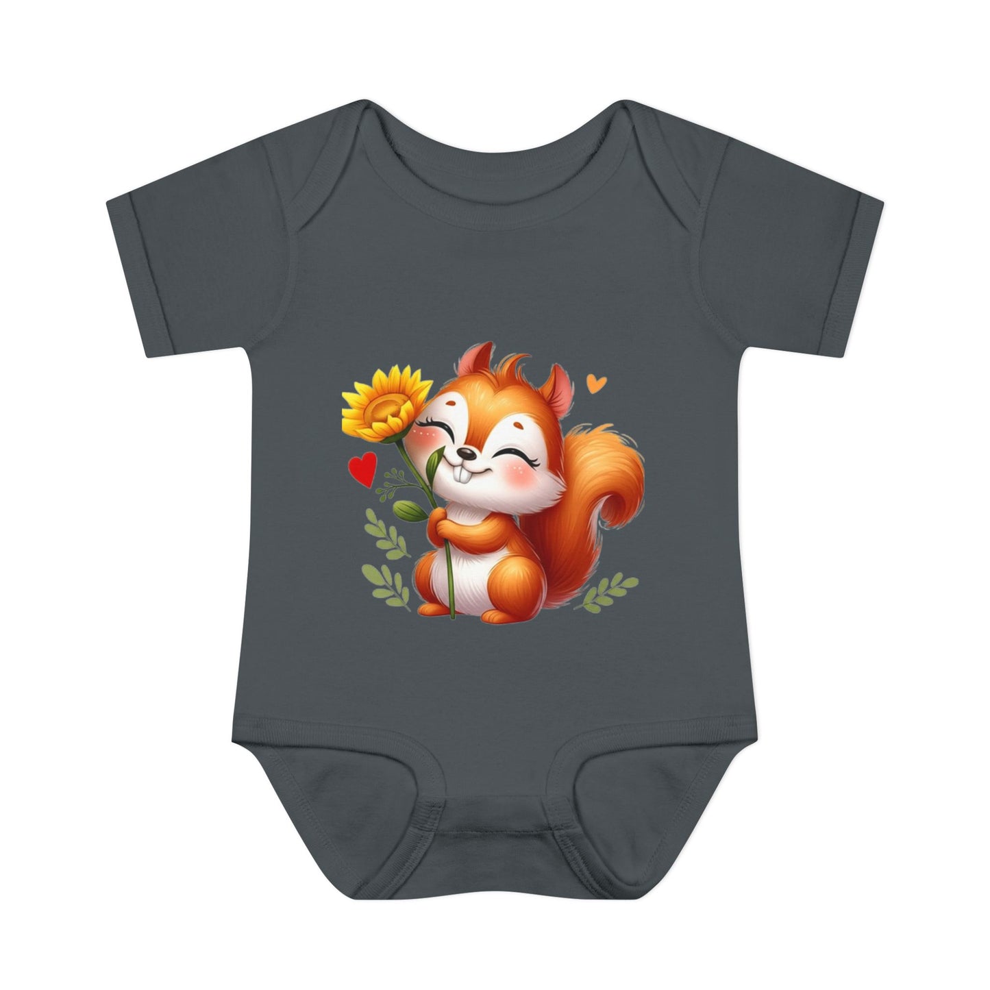 Squirrel Baby Bodysuit Unisex