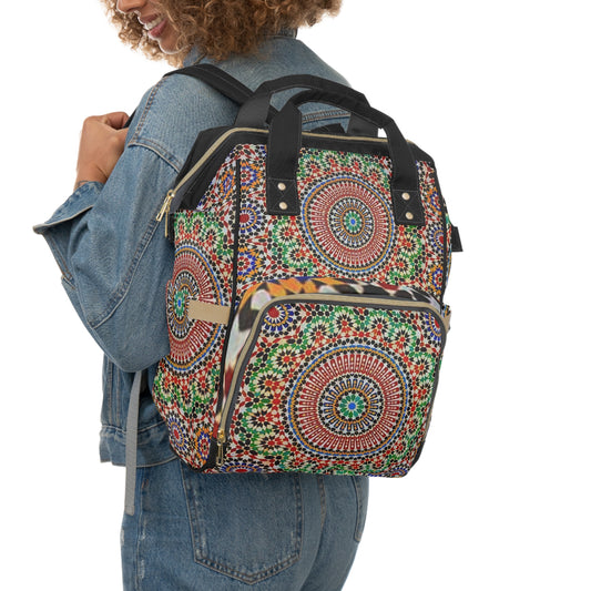 Colorful Multifunctional Diaper Backpack | Travel Backpack