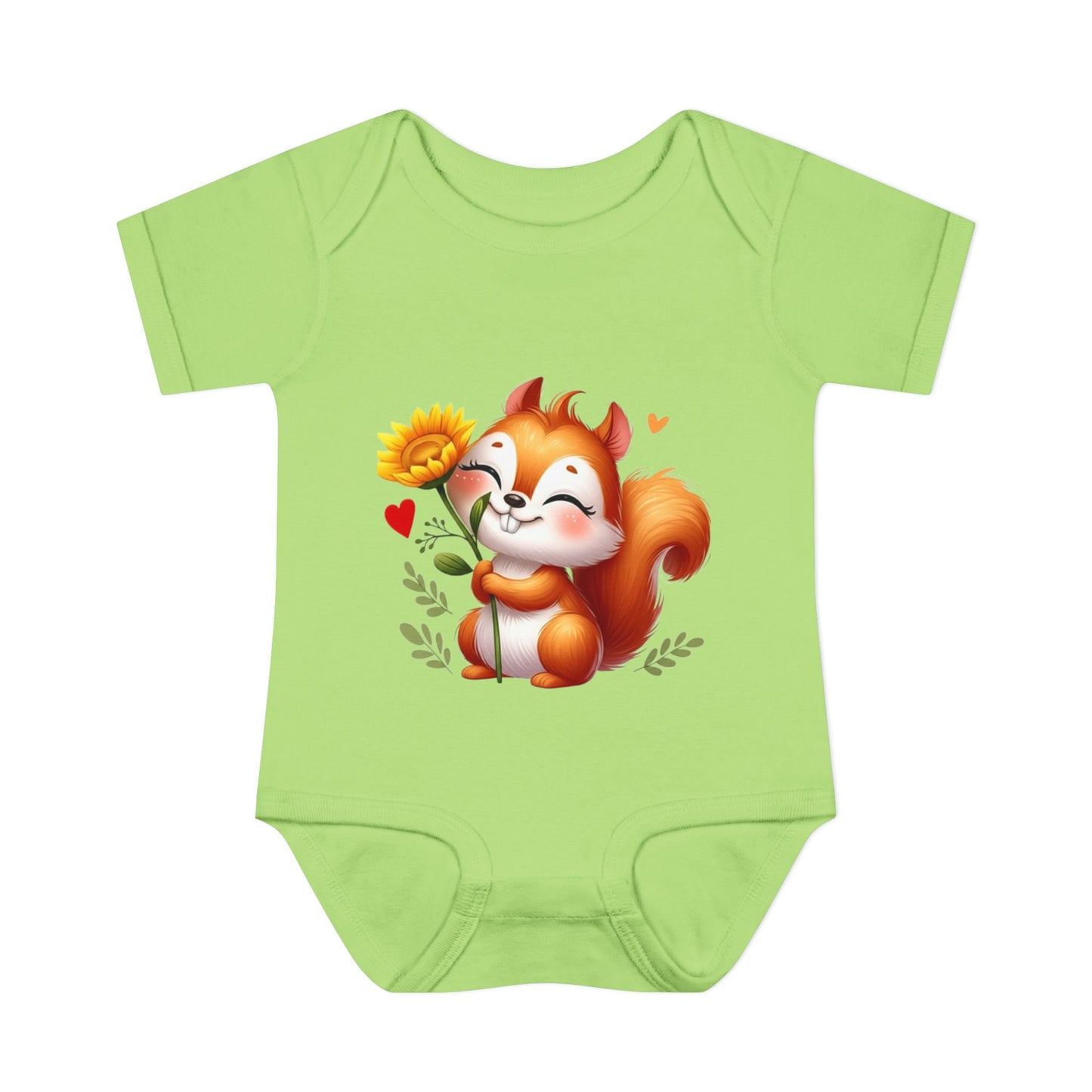 Squirrel Baby Bodysuit Unisex