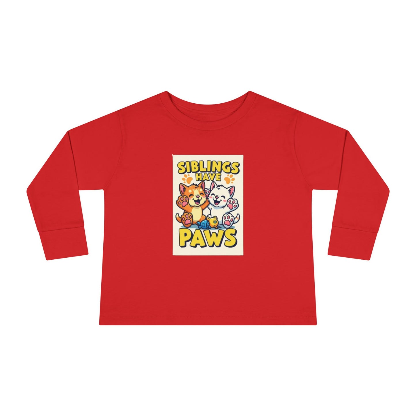 Toddler Long Sleeve Paw Tee Unisex