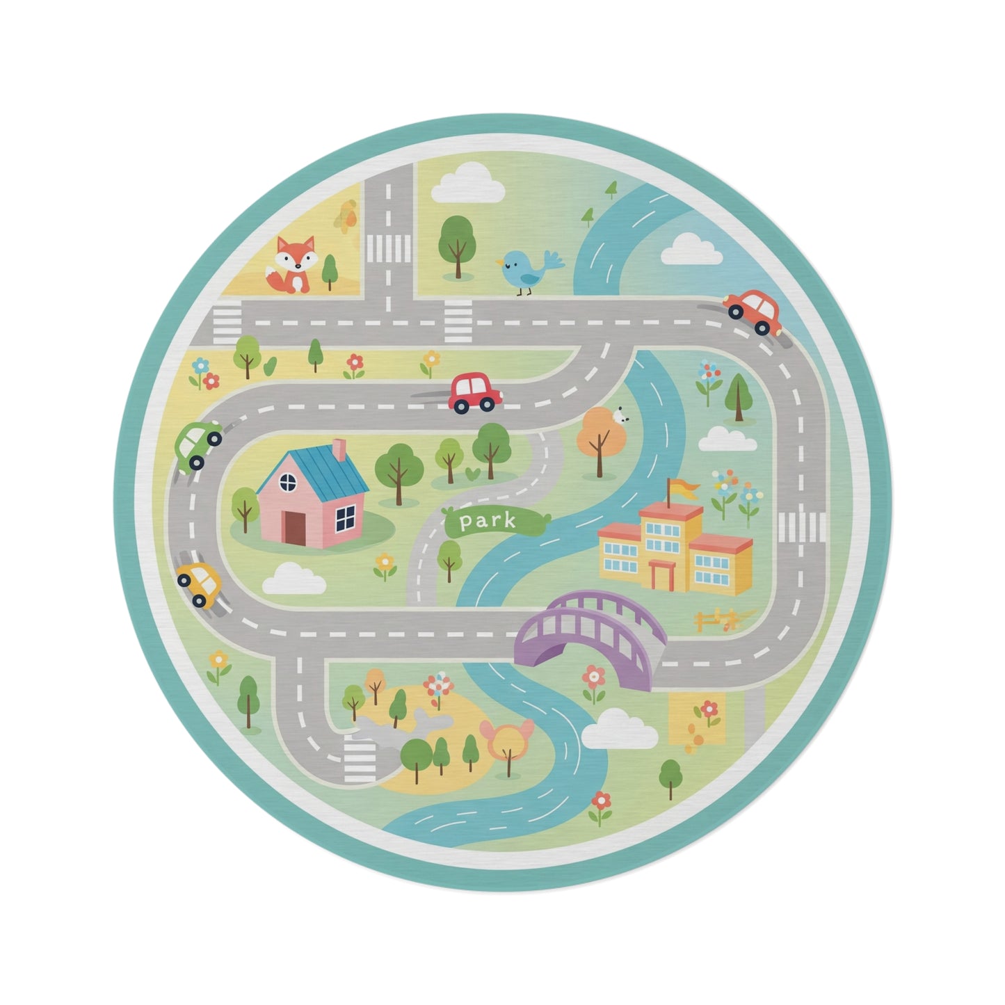 Kids Room Round Rug