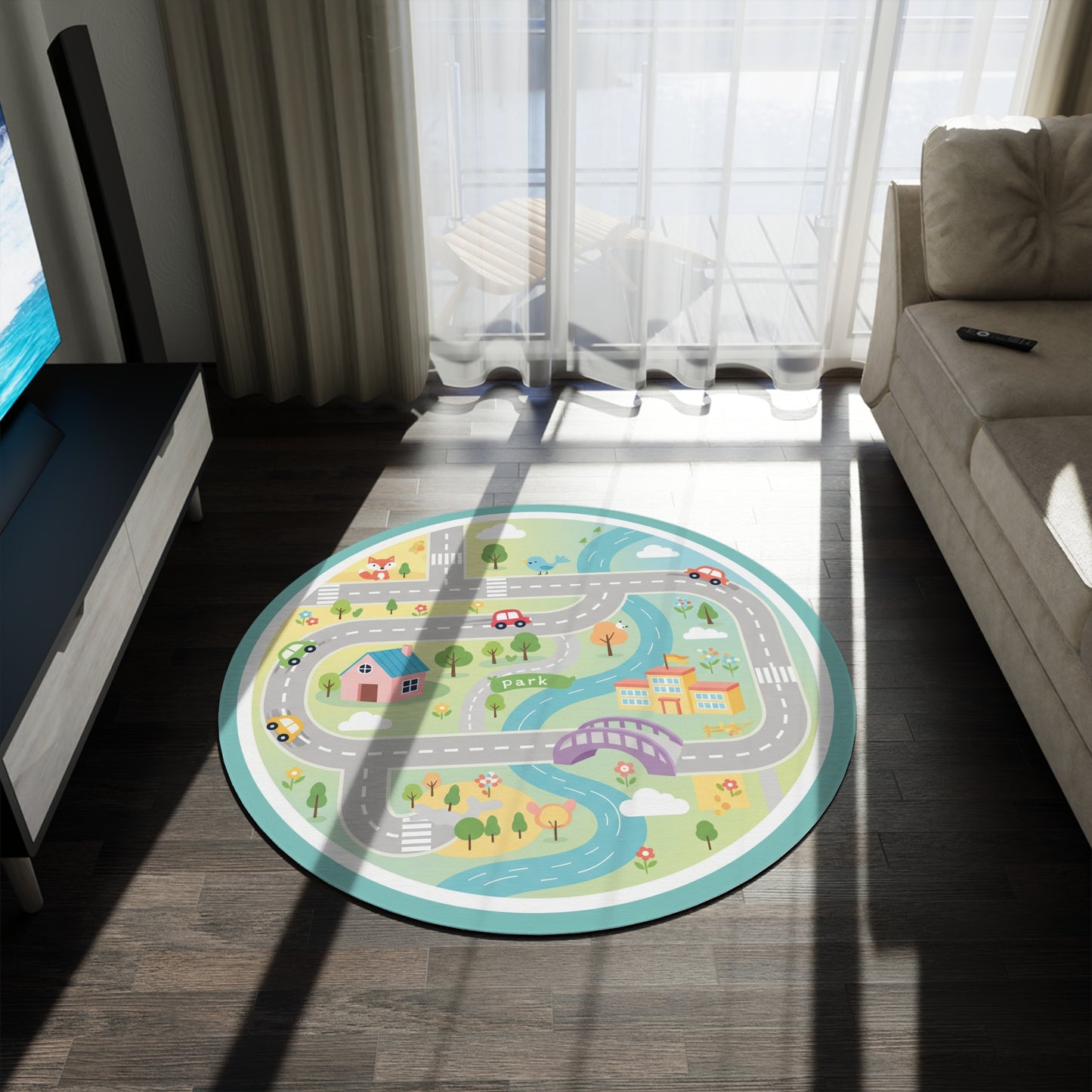 Kids Room Round Rug
