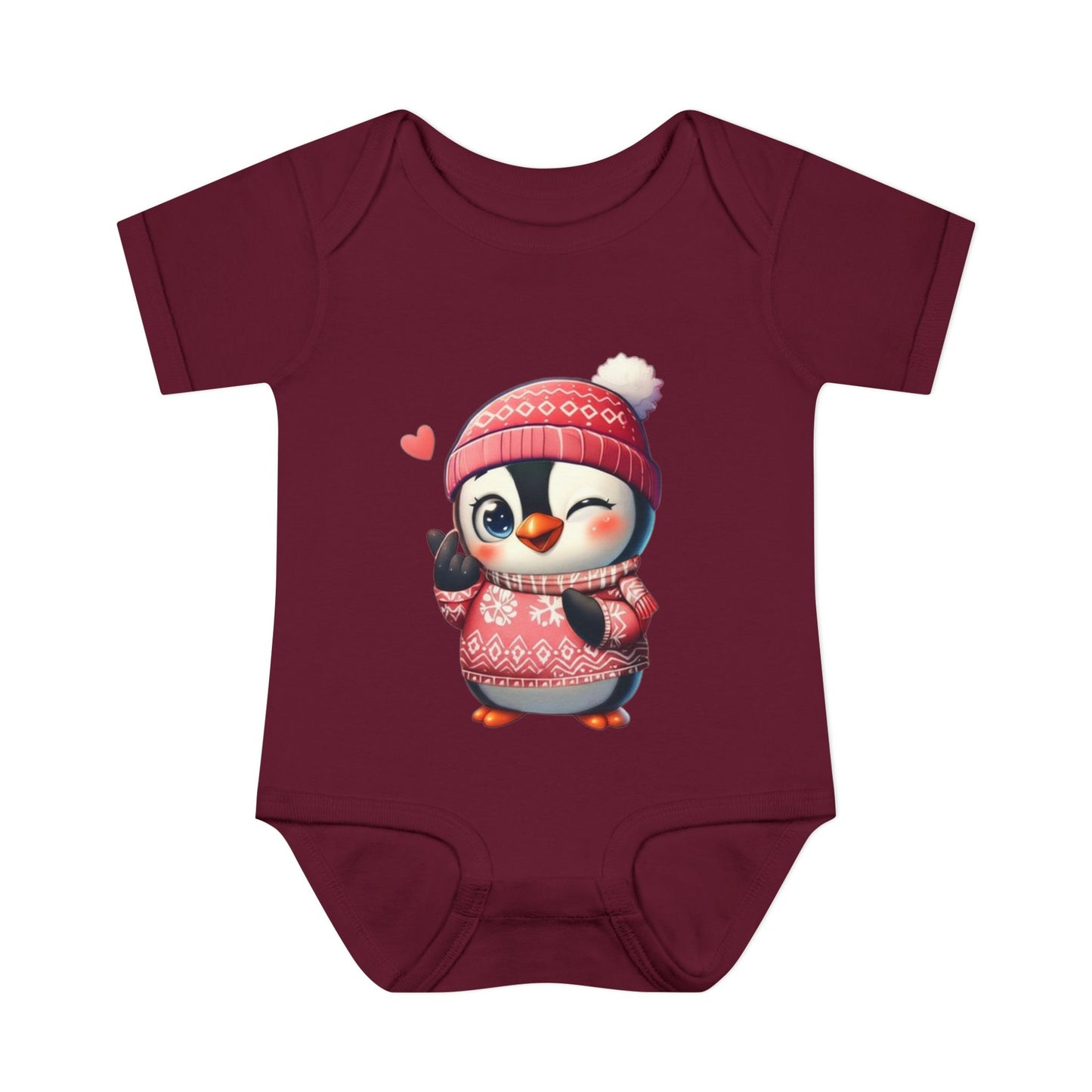 Penguin Baby Bodysuit Unisex